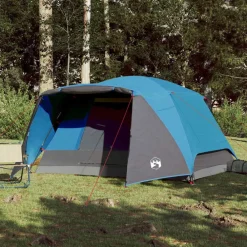 vidaXL Actividades Al Aire Libre-Tienda de campaña con porche 4 personas impermeable