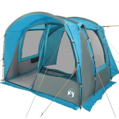 vidaXL Tienda de campaña de coche para 4 personas impermeable Azul Outlet