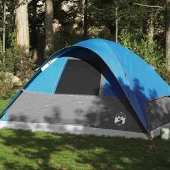 vidaXL Actividades Al Aire Libre-Tienda de campaña familiar iglú 6 personas impermeable