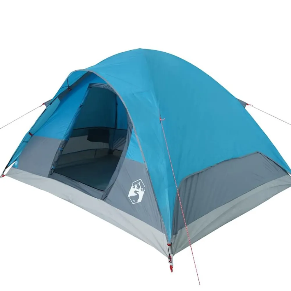 vidaXL Actividades Al Aire Libre-Tienda de campaña familiar iglú 6 personas impermeable
