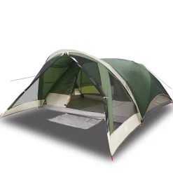 vidaXL Tienda de campaña familiar para 6 personas impermeable Verde Outlet