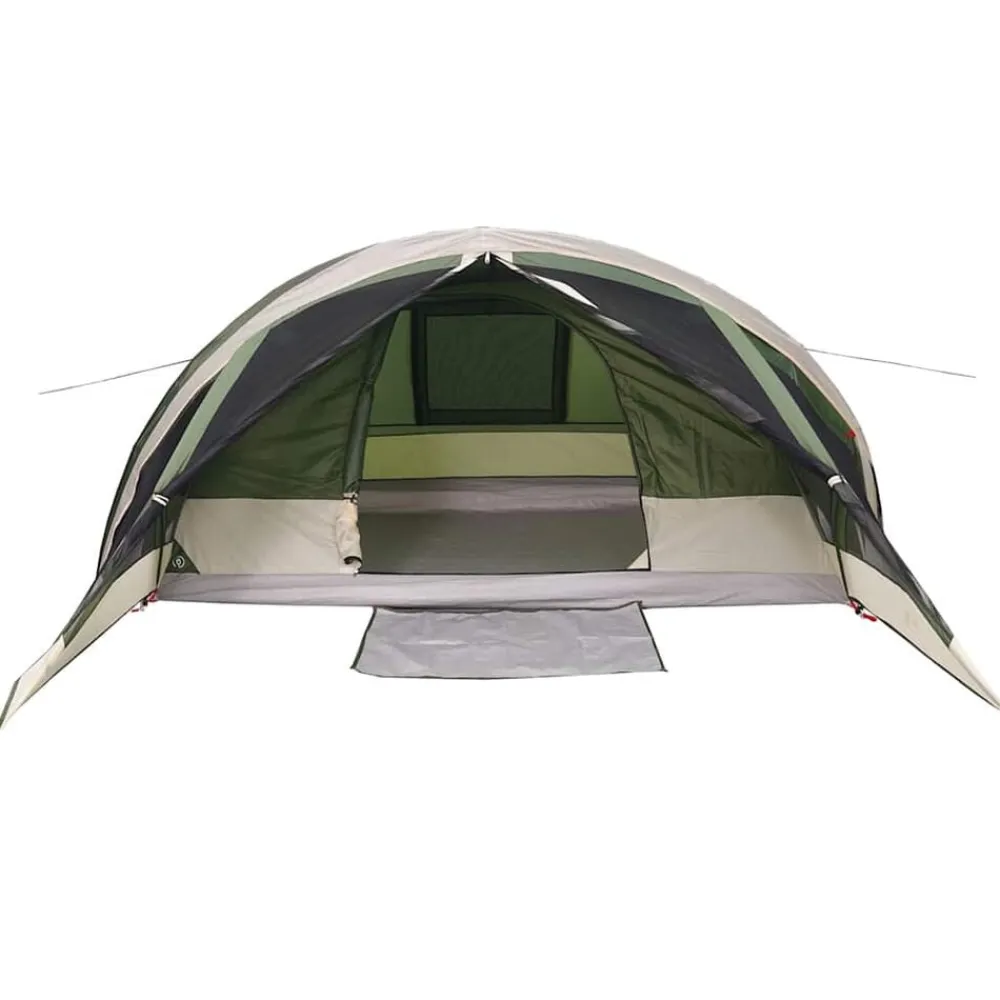 vidaXL Tienda de campaña familiar para 6 personas impermeable Verde Outlet