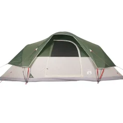 vidaXL Tienda de campaña familiar iglú 9 personas impermeable Verde New