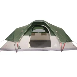 vidaXL Tienda de campaña familiar iglú 9 personas impermeable Verde New