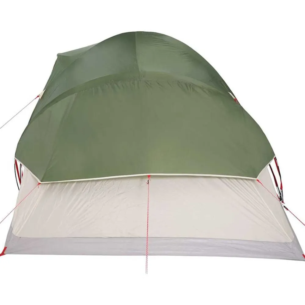 vidaXL Tienda de campaña familiar iglú 9 personas impermeable Verde New