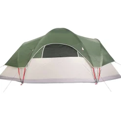 vidaXL Tienda de campaña familiar iglú 9 personas impermeable Verde New