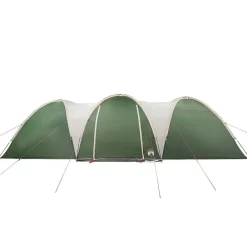 vidaXL Tienda de campaña familiar iglú 8 personas impermeable Verde New