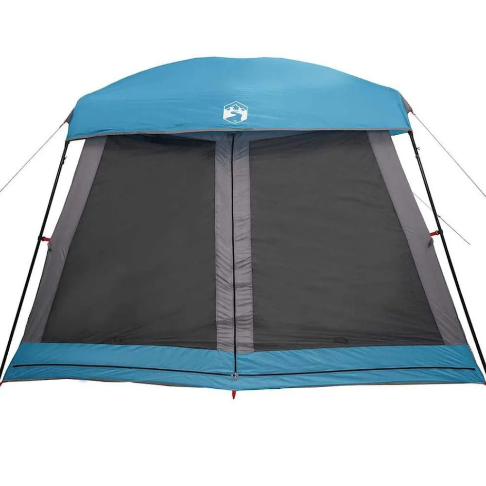vidaXL Tienda de campaña familiar para 6 personas impermeable Azul Clearance