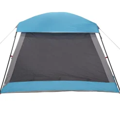 vidaXL Tienda de campaña familiar para 6 personas impermeable Azul Clearance