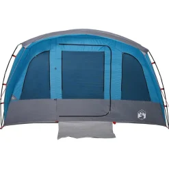 vidaXL Tienda de campaña familiar túnel 8 personas impermeable Azul Online