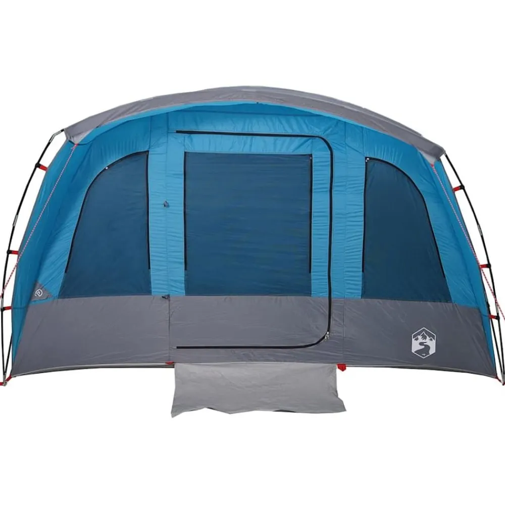 vidaXL Tienda de campaña familiar túnel 8 personas impermeable Azul Online