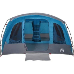 vidaXL Tienda de campaña familiar túnel 8 personas impermeable Azul Online