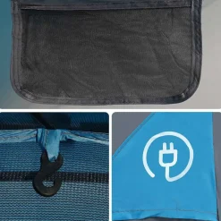 vidaXL Tienda de campaña familiar para 6 personas impermeable Azul Best