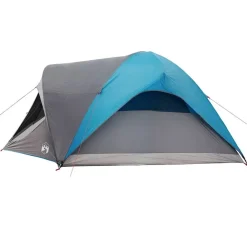vidaXL Tienda de campaña familiar para 6 personas impermeable Azul Best