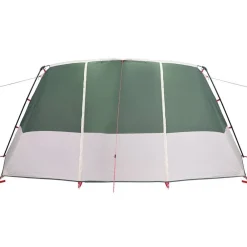 vidaXL Tienda de campaña familiar de 12 personas con techo y Verde Clearance