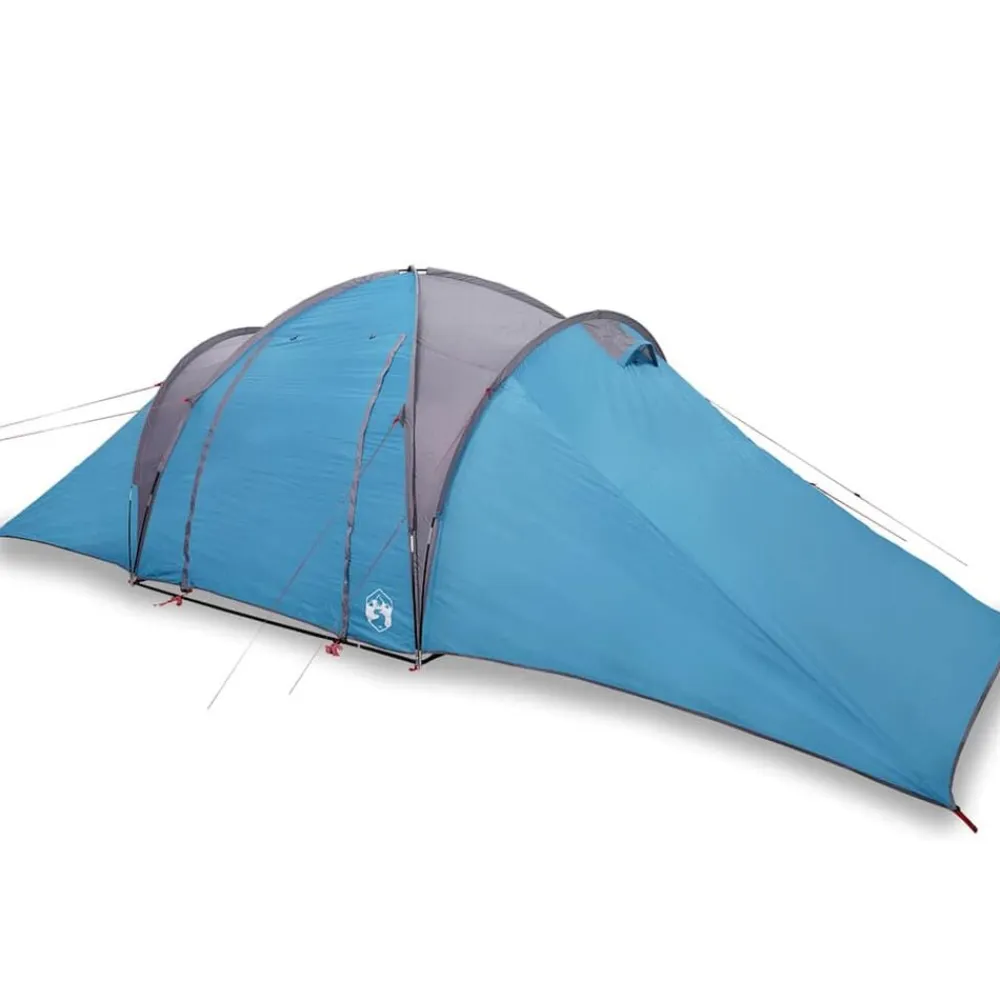 vidaXL Actividades Al Aire Libre-Tienda de campaña familiar iglú 6 personas impermeable