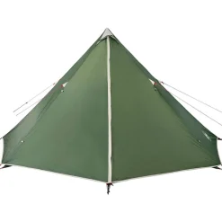 vidaXL Tienda de campaña familiar tipi 8 personas impermeable Verde New