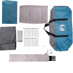 vidaXL Actividades Al Aire Libre-Tienda de campaña familiar tipi 8 personas impermeable