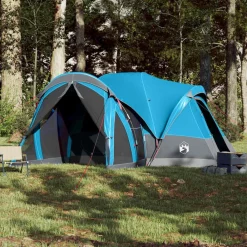 vidaXL Actividades Al Aire Libre-Tienda de campaña familiar tipi 8 personas impermeable