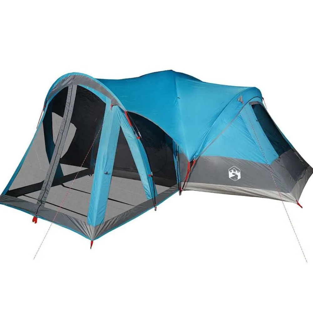 vidaXL Actividades Al Aire Libre-Tienda de campaña familiar tipi 8 personas impermeable