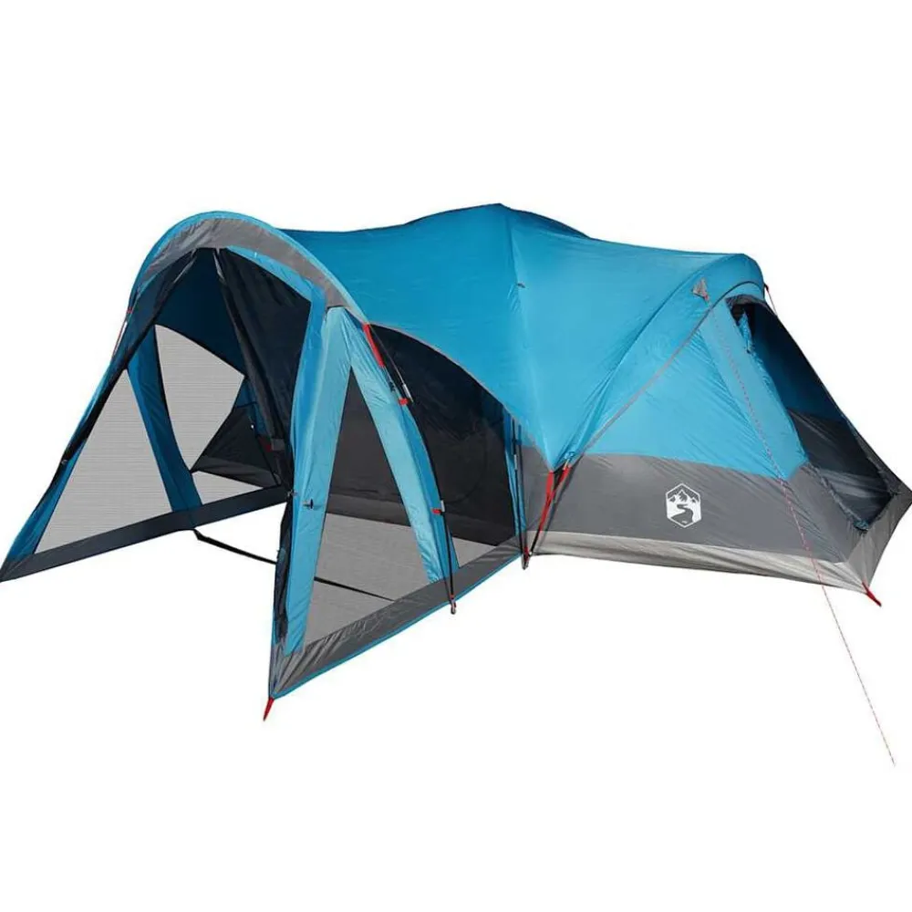 vidaXL Actividades Al Aire Libre-Tienda de campaña familiar tipi 8 personas impermeable
