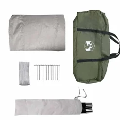 vidaXL Actividades Al Aire Libre-Tienda de campaña familiar iglú 6 personas impermeable