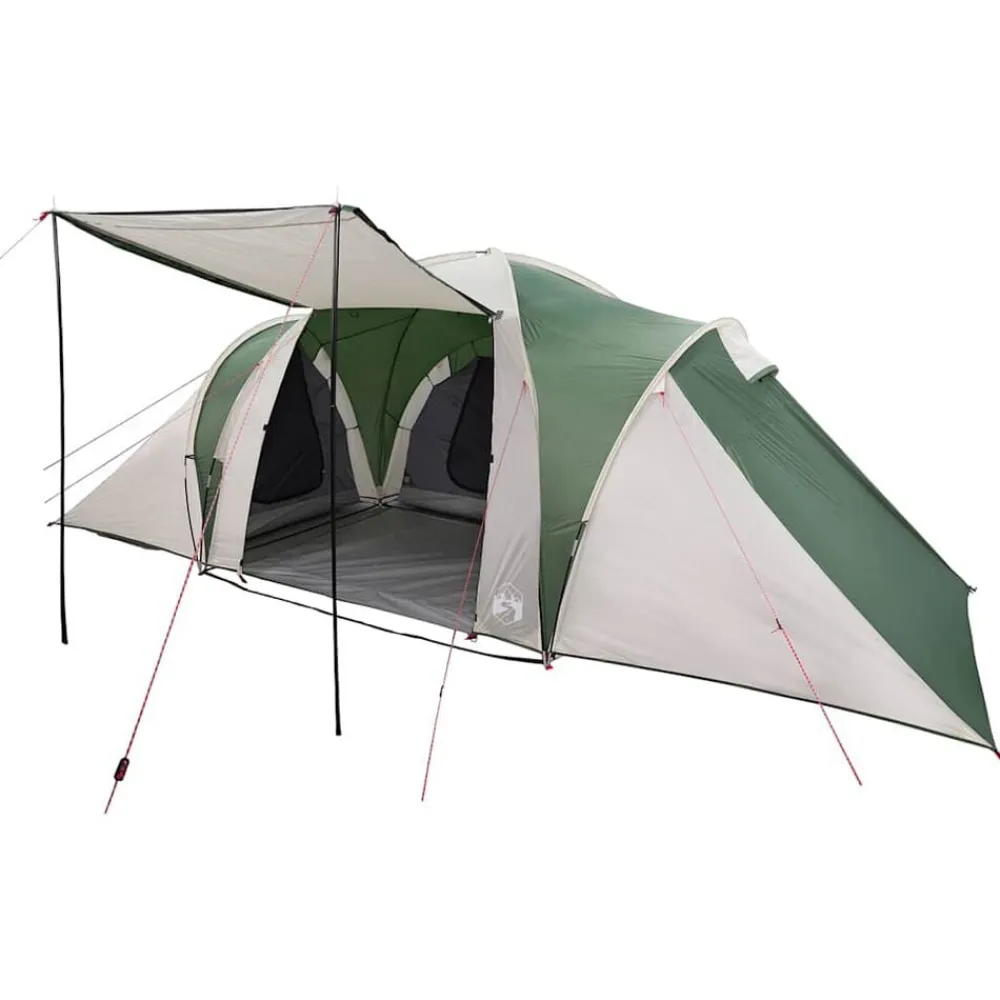 vidaXL Actividades Al Aire Libre-Tienda de campaña familiar iglú 6 personas impermeable