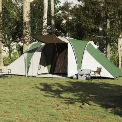 vidaXL Actividades Al Aire Libre-Tienda de campaña familiar iglú 6 personas impermeable