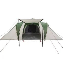 vidaXL Actividades Al Aire Libre-Tienda de campaña familiar iglú 6 personas impermeable