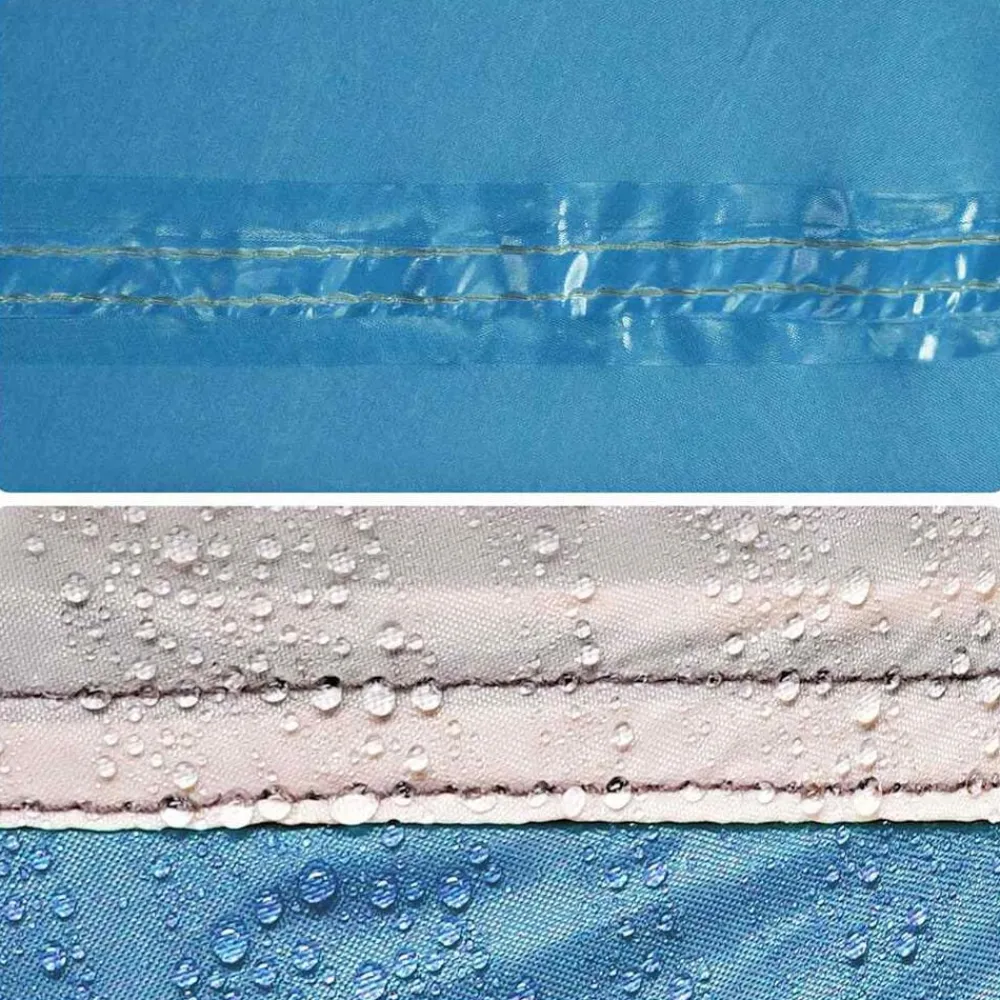 vidaXL Tienda de campaña familiar para 6 personas impermeable Azul Discount