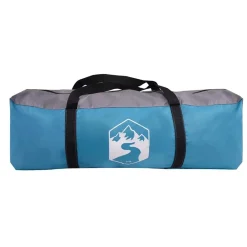 vidaXL Tienda de campaña familiar para 6 personas impermeable Azul Discount
