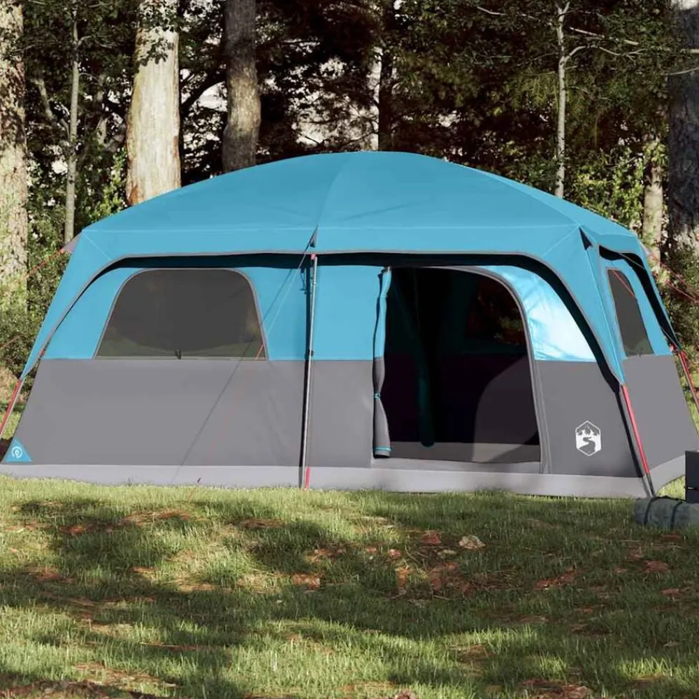 vidaXL Actividades Al Aire Libre-Tienda de campaña familiar para 8 personas impermeable