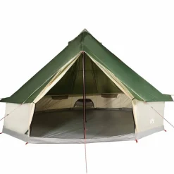 vidaXL Tienda de campaña familiar tipi 6 personas impermeable Verde Best