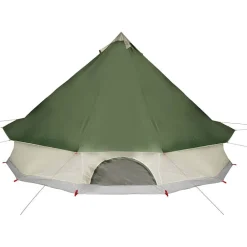 vidaXL Tienda de campaña familiar tipi 6 personas impermeable Verde Best