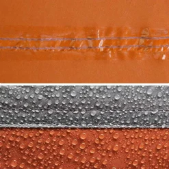 vidaXL Tienda de campaña familiar iglú 12 personas impermeable naranja Gris y naranja Clearance