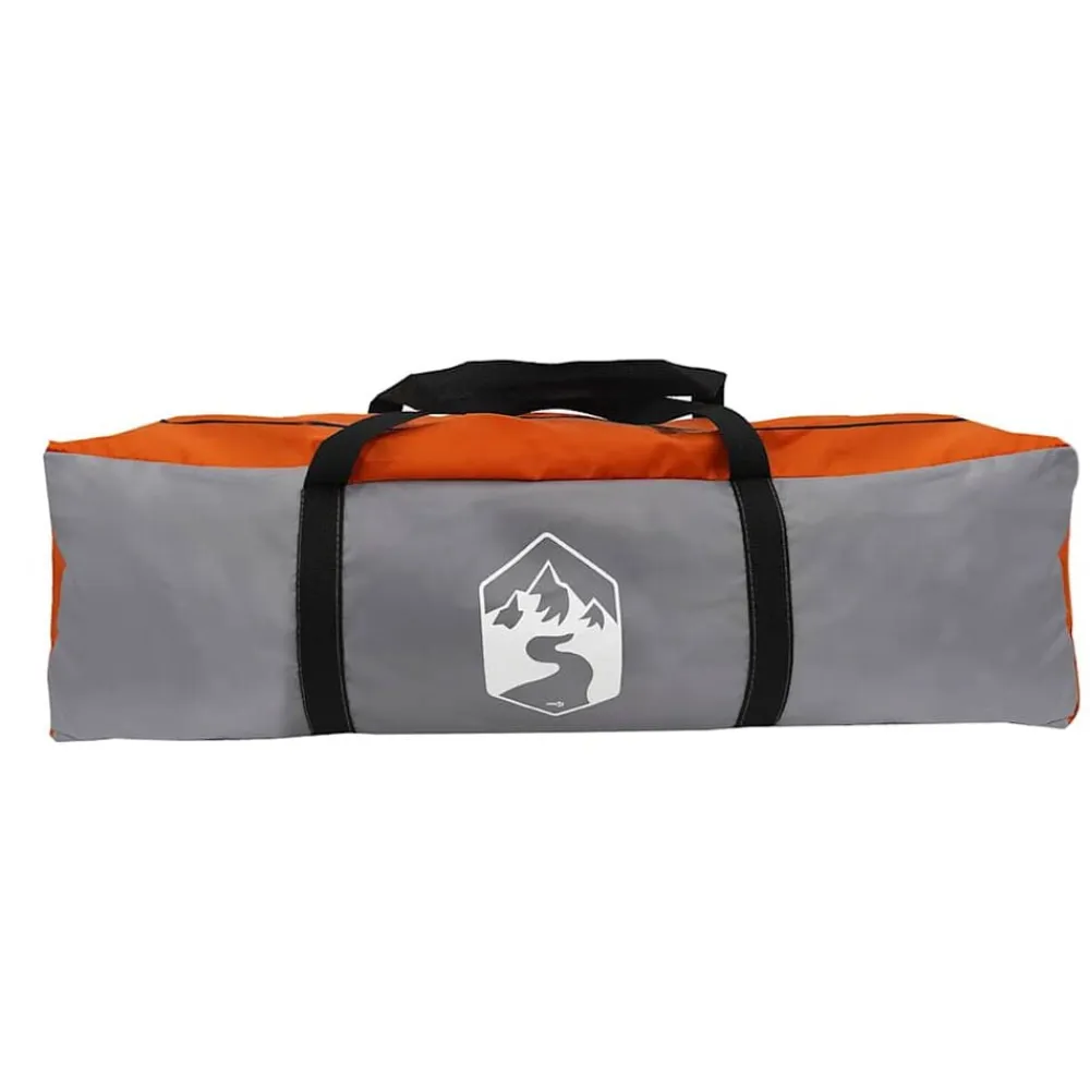 vidaXL Tienda de campaña familiar para 6 personas impermeable Gris Outlet