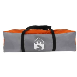 vidaXL Tienda de campaña familiar para 6 personas impermeable Gris Outlet