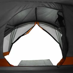 vidaXL Tienda de campaña familiar para 6 personas impermeable Gris Outlet