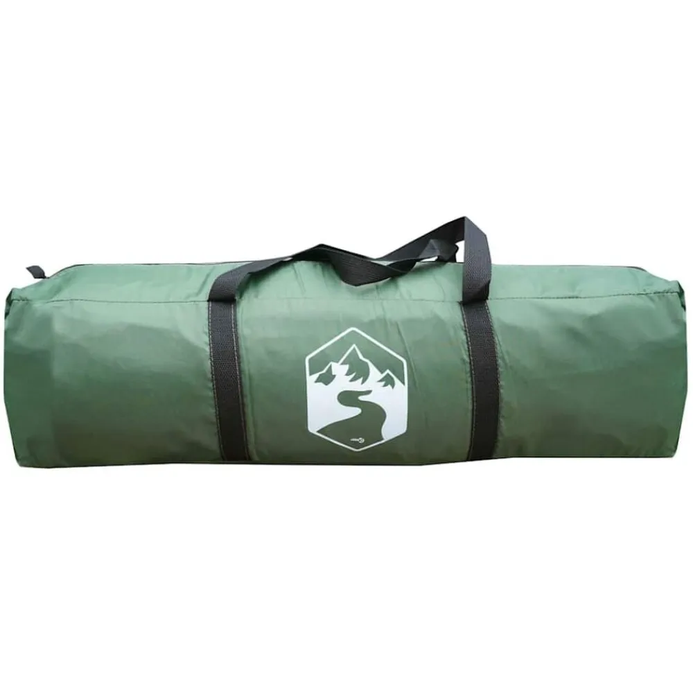 vidaXL Tienda de campaña familiar iglú 6 personas impermeable Verde New
