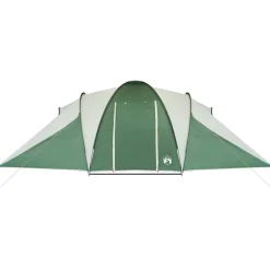 vidaXL Tienda de campaña familiar iglú 6 personas impermeable Verde New