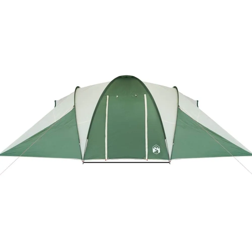 vidaXL Tienda de campaña familiar iglú 6 personas impermeable Verde New