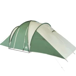 vidaXL Tienda de campaña familiar iglú 6 personas impermeable Verde New