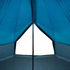 vidaXL Tienda de campaña familiar tipi 6 personas impermeable Azul Hot