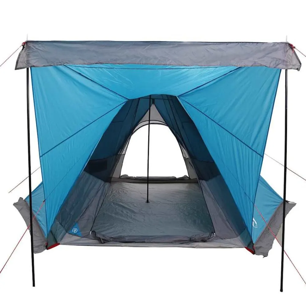 vidaXL Actividades Al Aire Libre-Tienda de campaña familiar tipi 6 personas impermeable