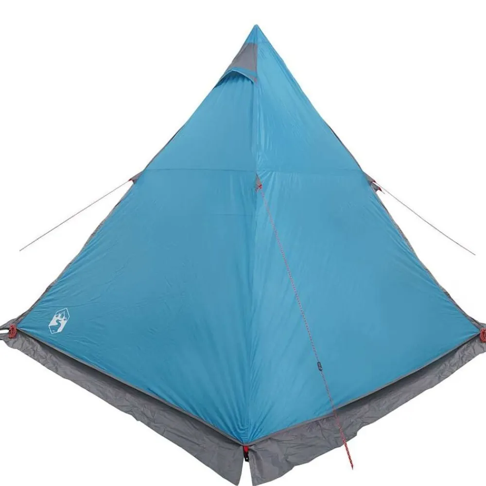 vidaXL Actividades Al Aire Libre-Tienda de campaña familiar tipi 6 personas impermeable