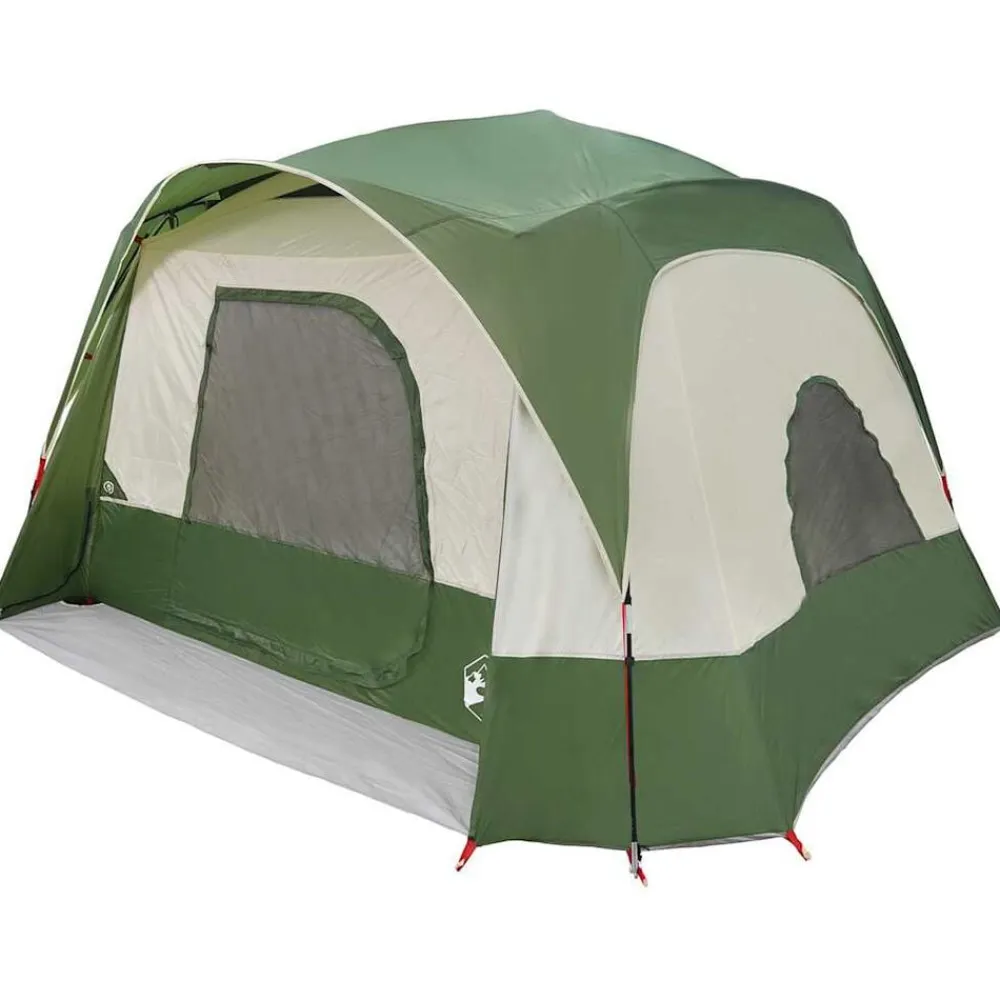 vidaXL Tienda de campaña familiar para 6 personas impermeable Verde Online