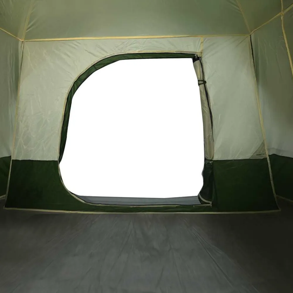 vidaXL Tienda de campaña familiar para 6 personas impermeable Verde Online