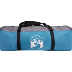 vidaXL Tienda de campaña familiar de 12 personas con techo y gris Azul Best