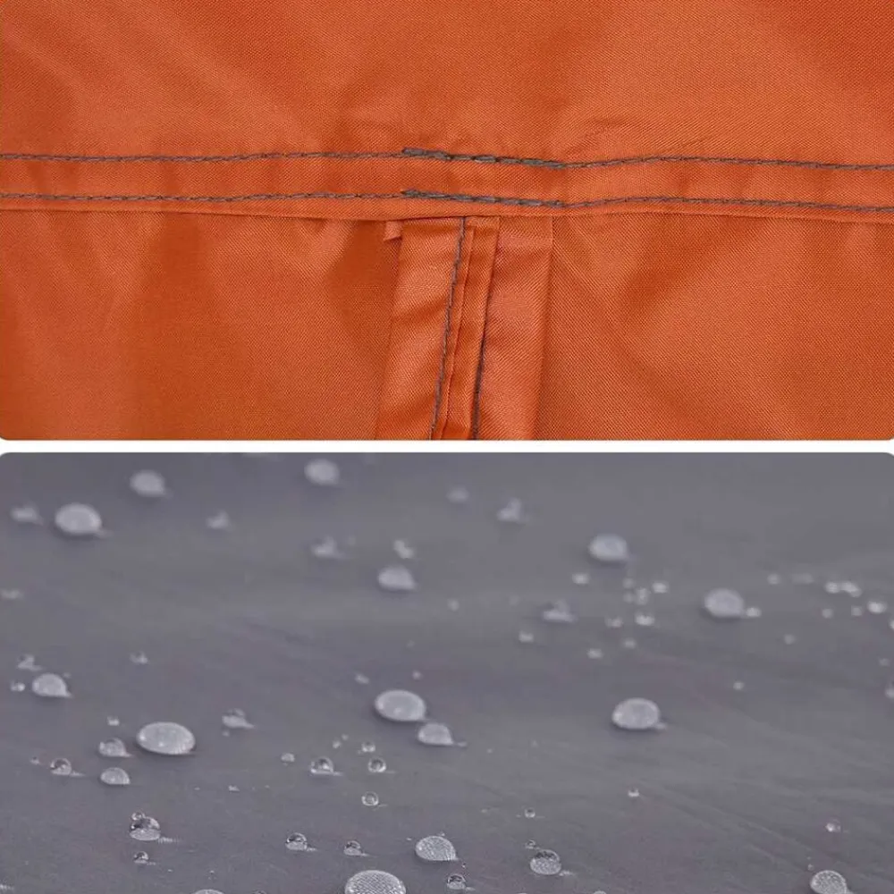 vidaXL Tienda de campaña familiar 7 personas apertura rápida gris Gris y naranja New