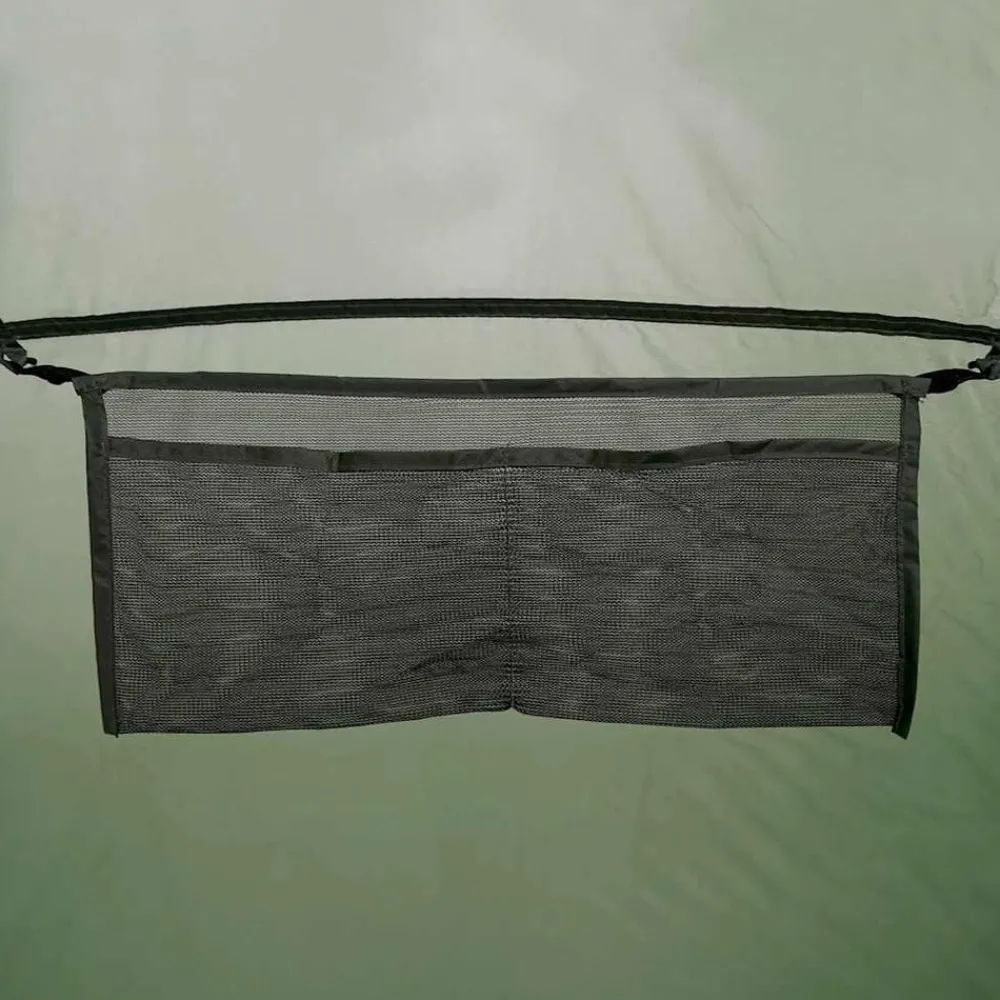 vidaXL Tienda de campaña familiar tipi 7 personas impermeable Verde Discount